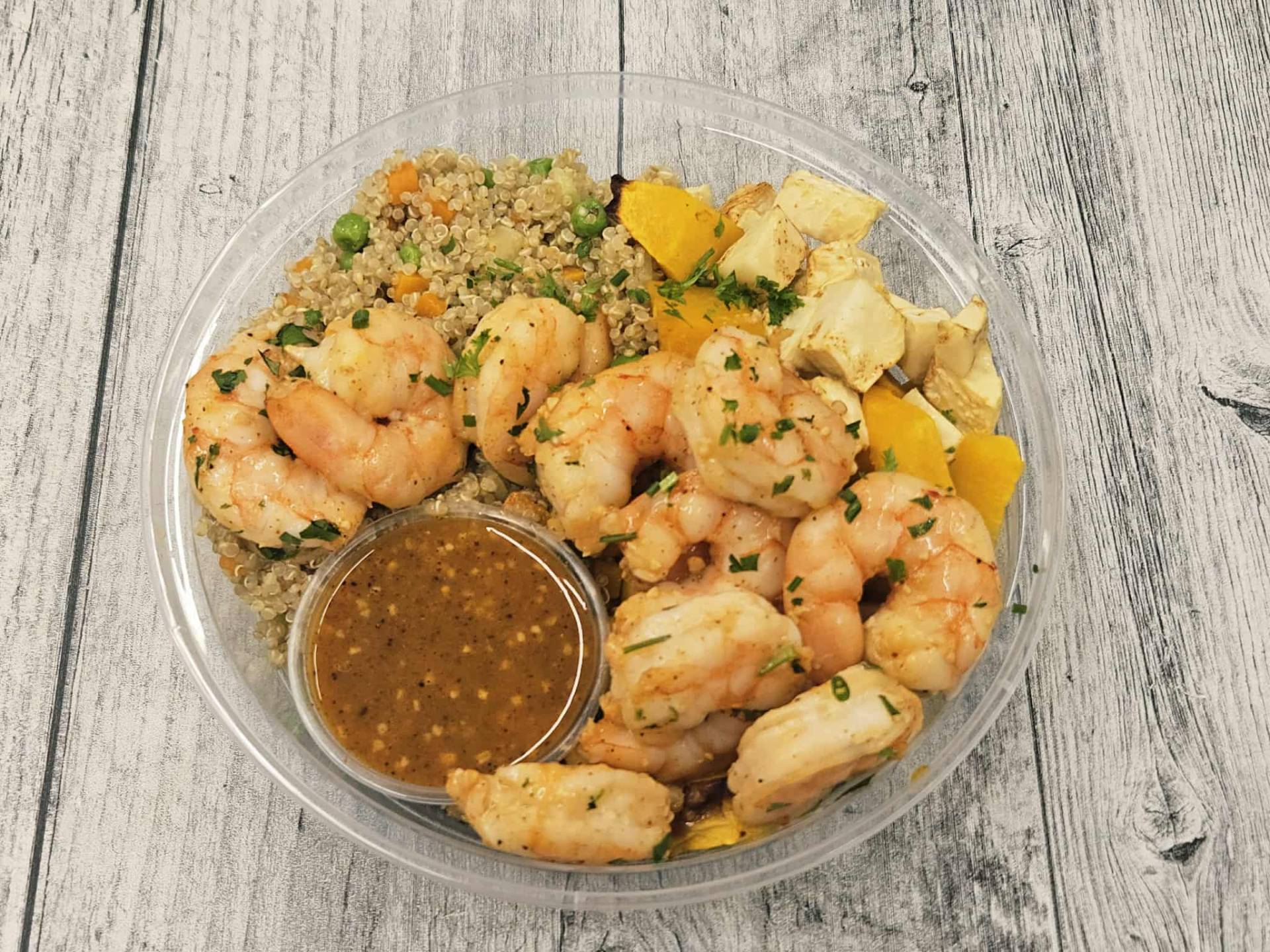 Crevettes à l'orange