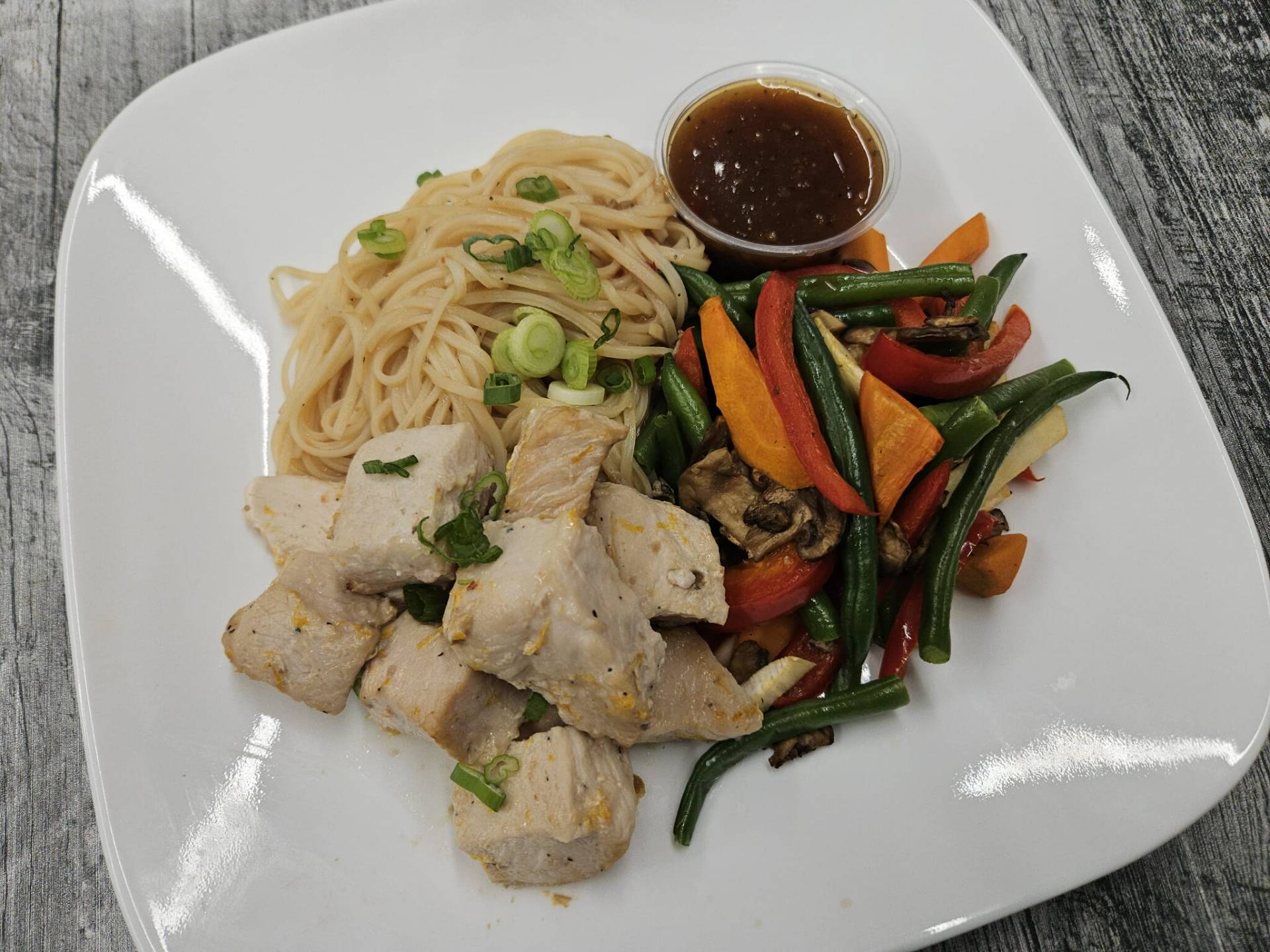 Dinde tamari, miel et orange